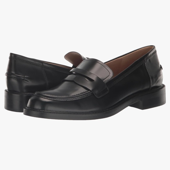 New Sam Edelman Women's Colin Loafer Black Leather Size 7